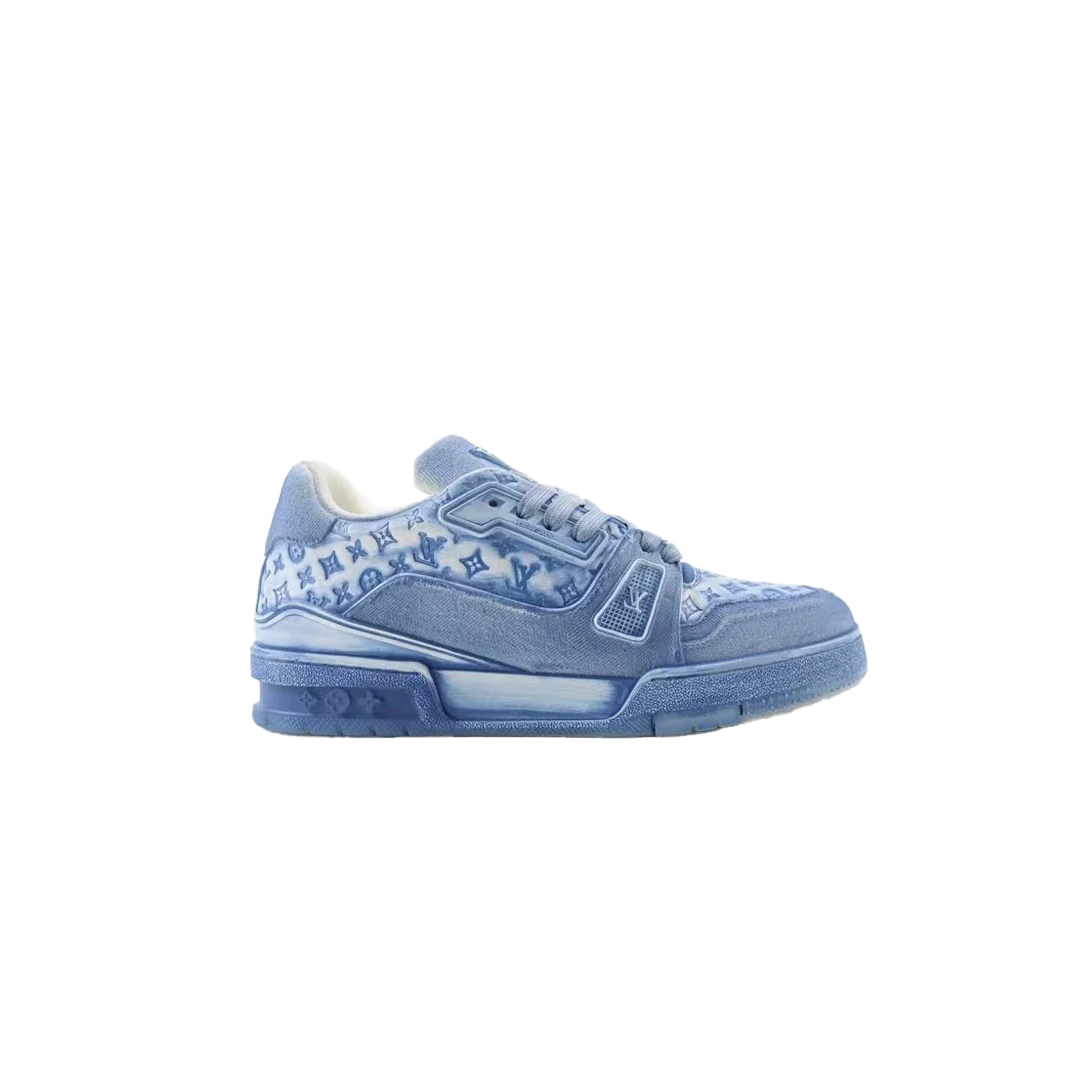 LOUIS VUITTON LV TRAINER DENIM BLUE HDFDG13-49